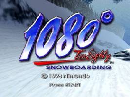 1080 Snowboarding Title Screen